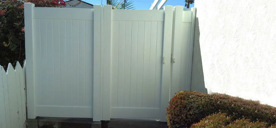 Long Beach Vinyl Fence Gate