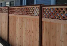 LA Wood & Iron Fence