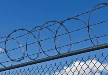 Residential Razor Wire Fence