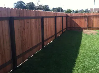 Home Yard Wood Fencing