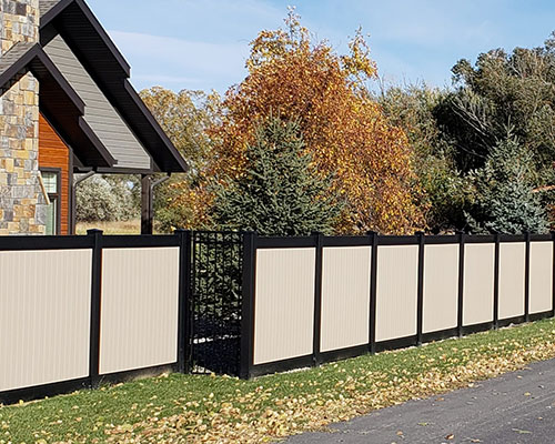 Los Angeles Black Vinyl Fence Railings