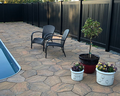 Low-Maintenance, Durable Black Vinyl Fences