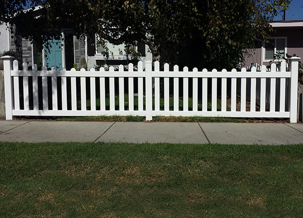 Beautiful Vinyl Picket Fencing